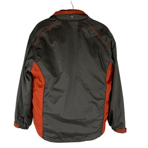 Tri Mountain Women's size Medium Gray Orange Fleece Lined Jacket coat - Picture 7 of 8